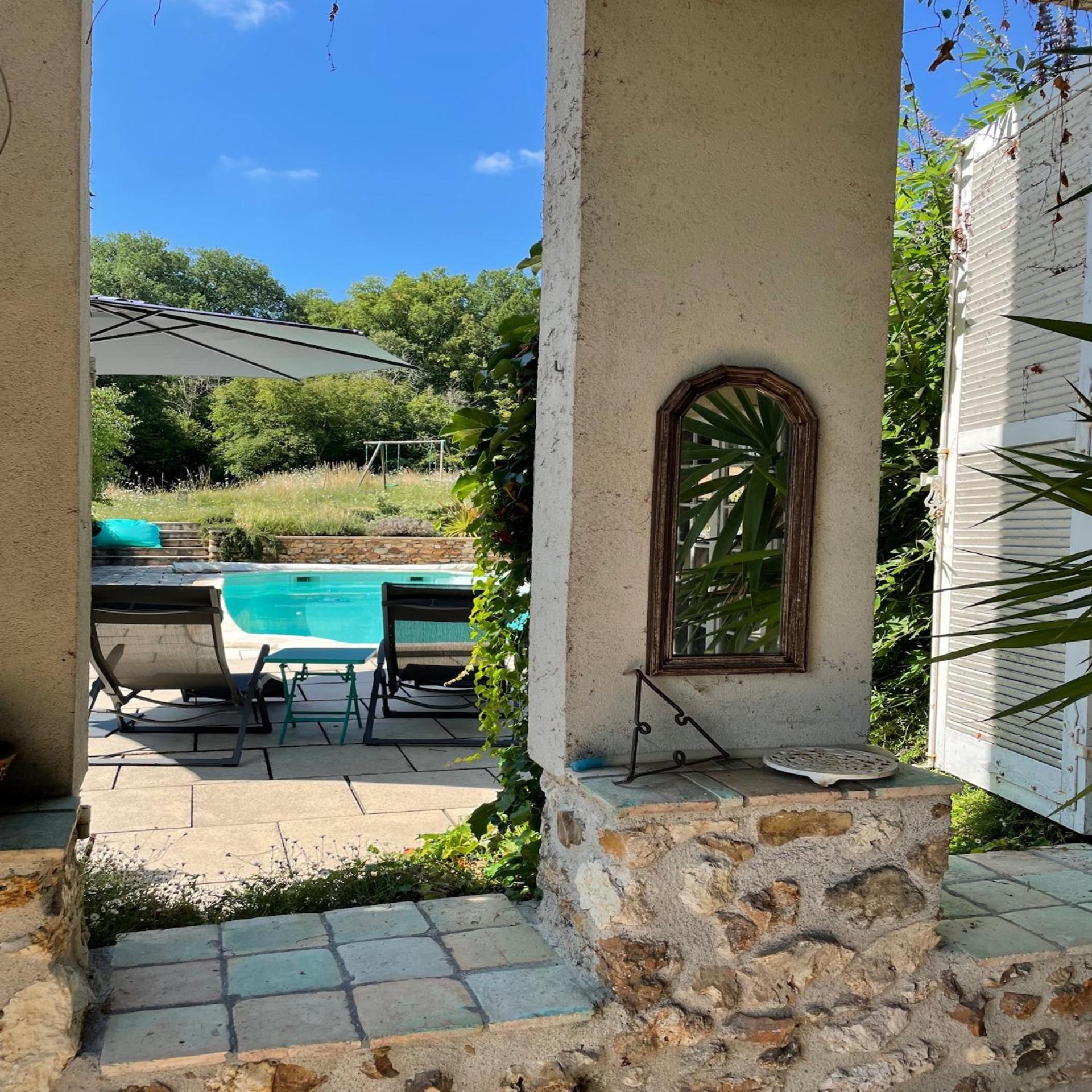 Les Bertaulieres Bed & Breakfast Bossay-sur-Claise Exterior photo